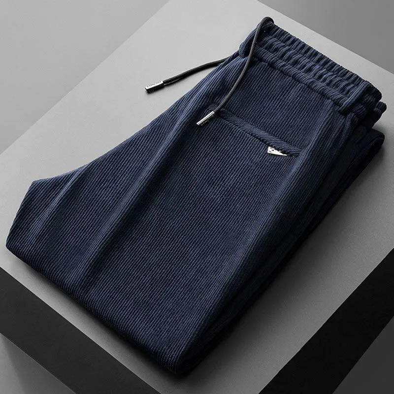 Men Corduroy Elastic Waist Cas - огляд і ціна Corduroy Pant Warm